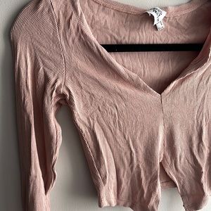 Princess Polly pink long sleeve with fly away